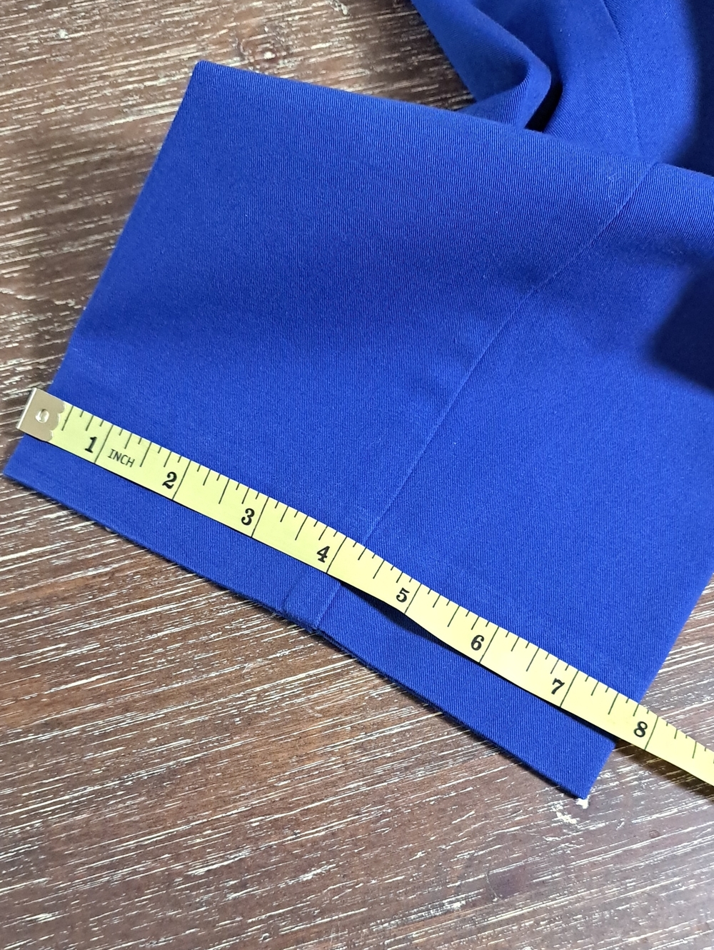 a.n.a Women’s Slacks Cobalt Blue Dress Pants Pockets Zipper Belt Loops Size 14 - Picture 12 of 12